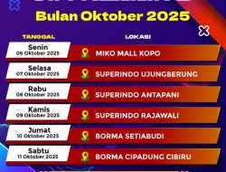 DITLANTAS POLDA JAWA BARAT UMUMKAN JADWAL SIM KELILING KOTA BANDUNG BULAN OKTOBER 2025