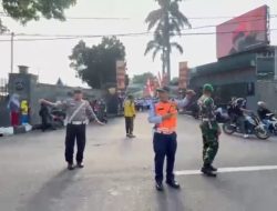 Polres Garut Amankan Kegiatan Jalan Santai Bersama Danrem 062/Tarumanagara