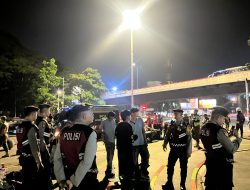 POLRESTABES BANDUNG GELAR PATROLI GABUNGAN DALAM RANGKA KEGIATAN RUTIN YANG DITINGKATKAN (KRYD)
