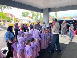 Polisi Sahabat Anak, Tk Paud Al-Kautsar Kunjungi Polres Garut